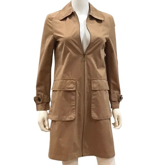 Trench Coat, Zara, Tan, Size XS - Picture 1 of 10